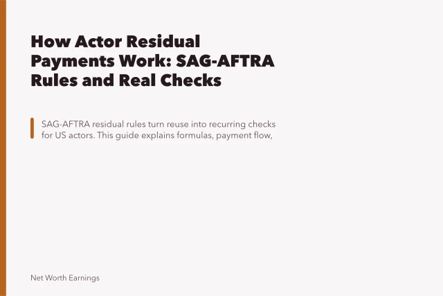 How Actor Residual Payments Work: SAG-AFTRA Rules and Real Checks. How SAG-AFTRA Residual Payments Reach Actors: Statements, Payment Steps, and Missed Payments