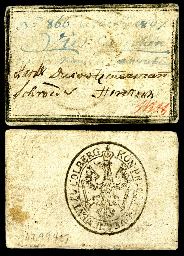 Prussia-Seige of Kolberg-4 groschen-1807 Hand stamp on reverse reads – Kon. Preuss. Gouvernment zu Colberg. How to read creator net worth figures with the method in mind