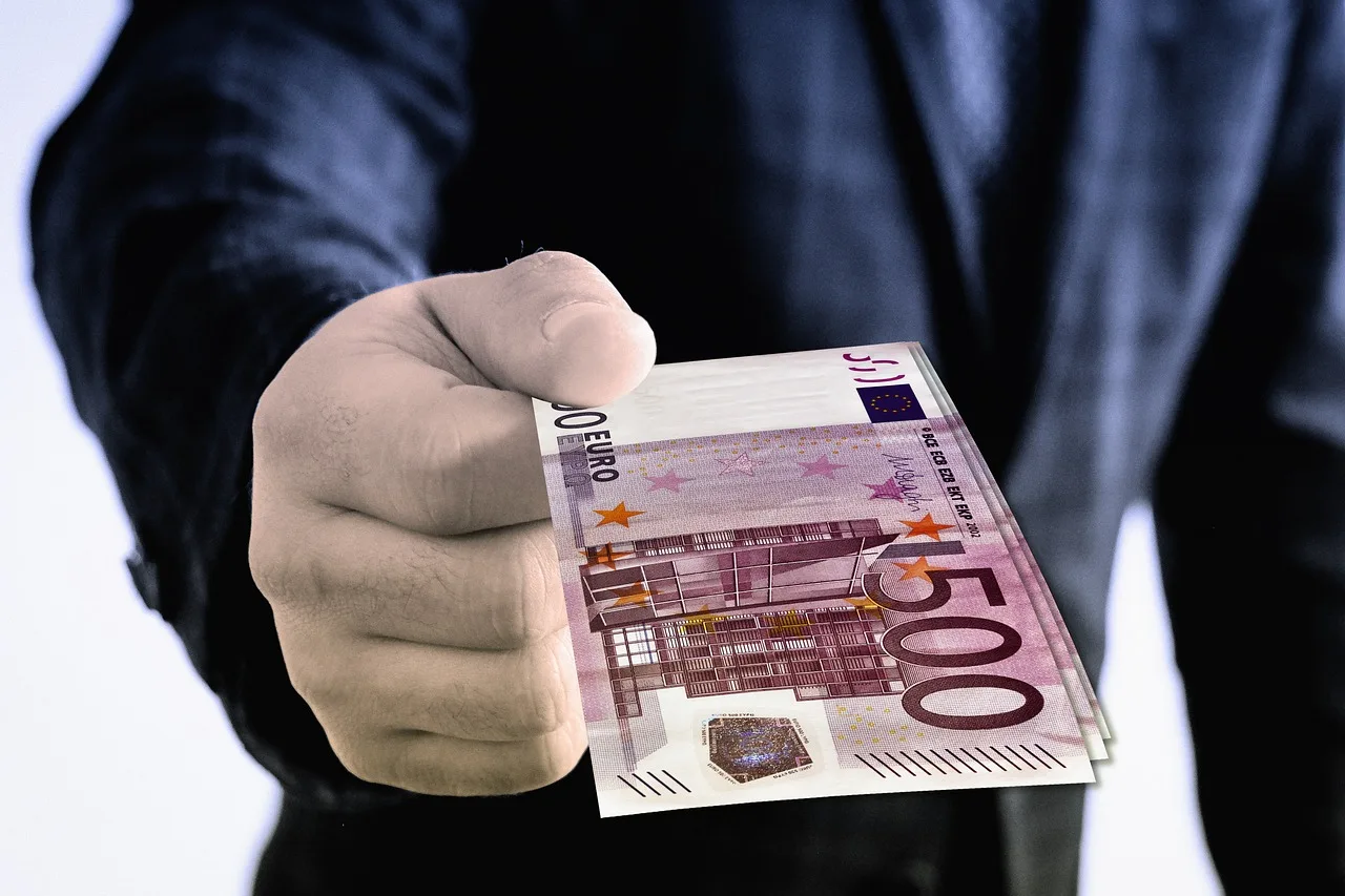 euro, gift, hand, keep, give a gift, present, presentation, offer, services, hand over, businessman, businesswoman, men's suit, office, bag, sack, nicholas, santa claus, currency, money, wealth, company, bribery, severance pay, donation, bribery, bribery, bribery, bribery, bribery, donation, donation. Executive Severance Package Examples: Pay, Not Net Worth
