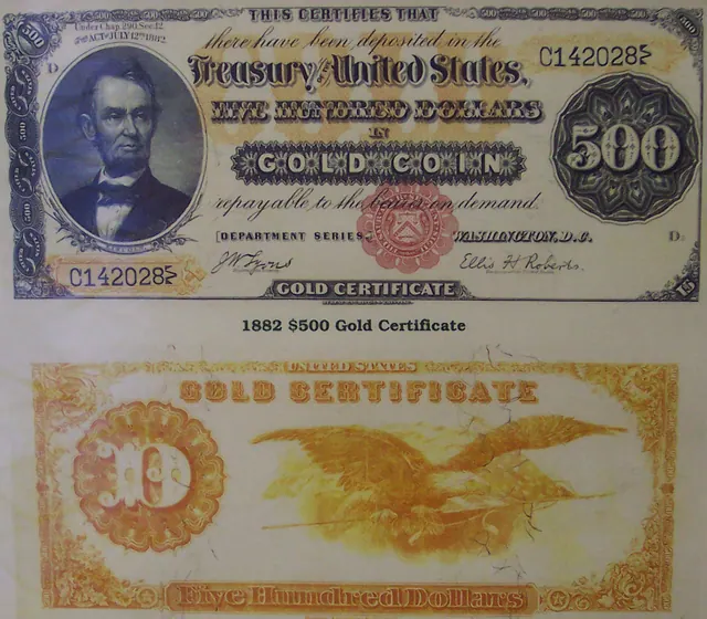 $500 Gold note from the US treasury. Highest bill amount to have Lincoln's portrait. Highest musician net worth 2027: facts and context